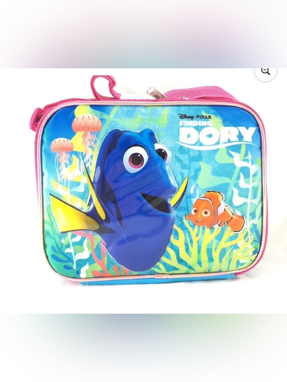 Disney Finding Dory Kids Lunch Bag - Blue, Pink, Yellow